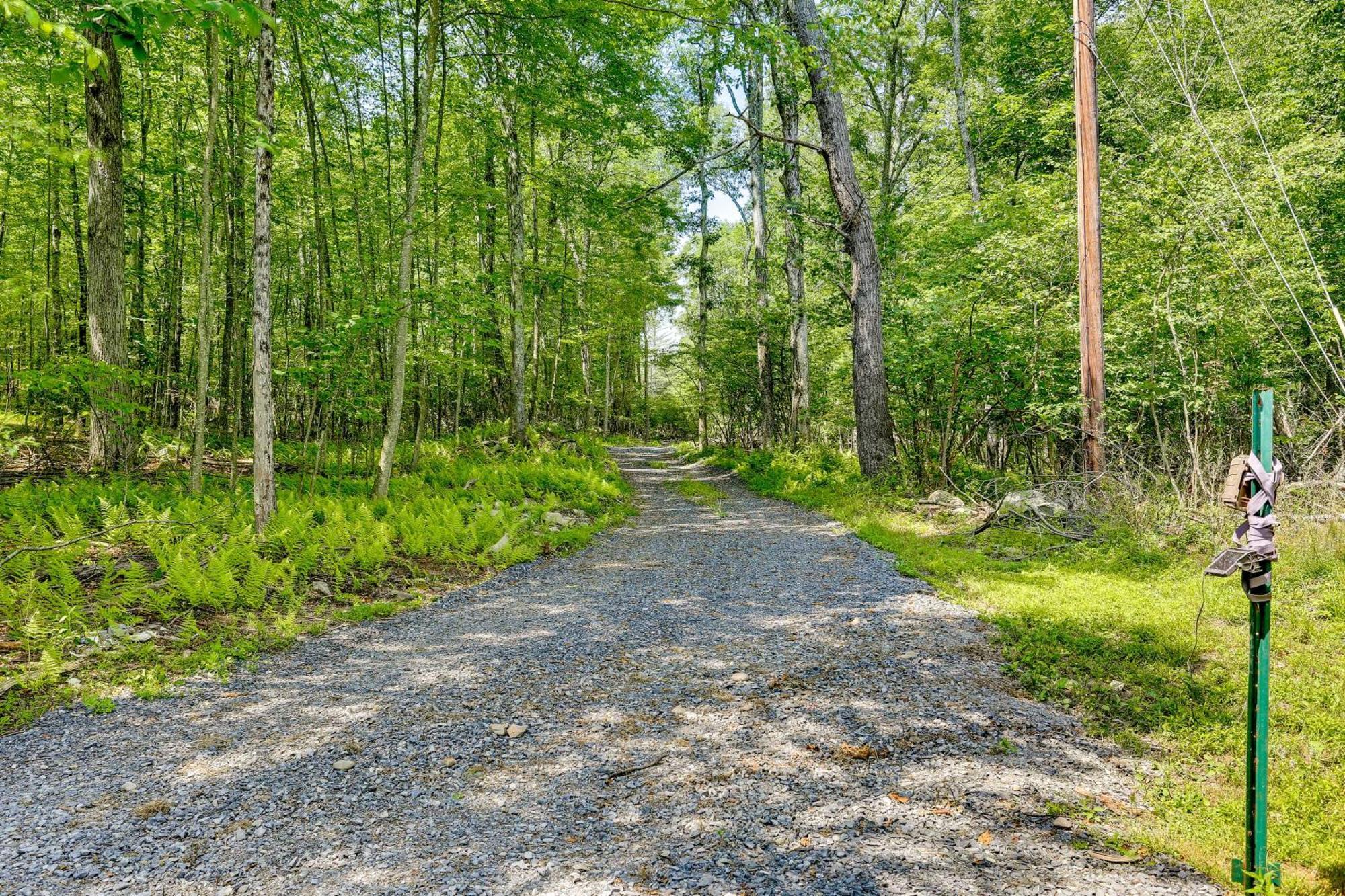 Secluded Poconos Cabin With Fire Pit On 75 Acres! East Stroudsburg Exteriér fotografie